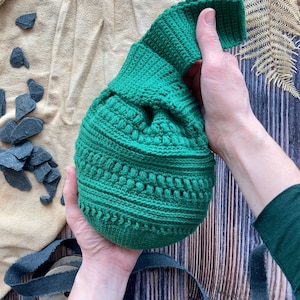 Patrón de bolso de crochet // Patrón de bolso de crochet // Bolso de nudo japonés de crochet // goodiby