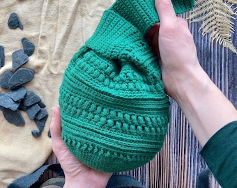 Crochet Knot Bag Pattern // Japanese Knot Bag Pattern // Modern Crochet Bag Pattern // goodiby