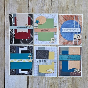 Masculine Assorted Greeting Cards (6)