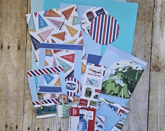 Our Journey | 12x12 Scrapbook Page Kit Travel Page Set Adventure Memory ...
