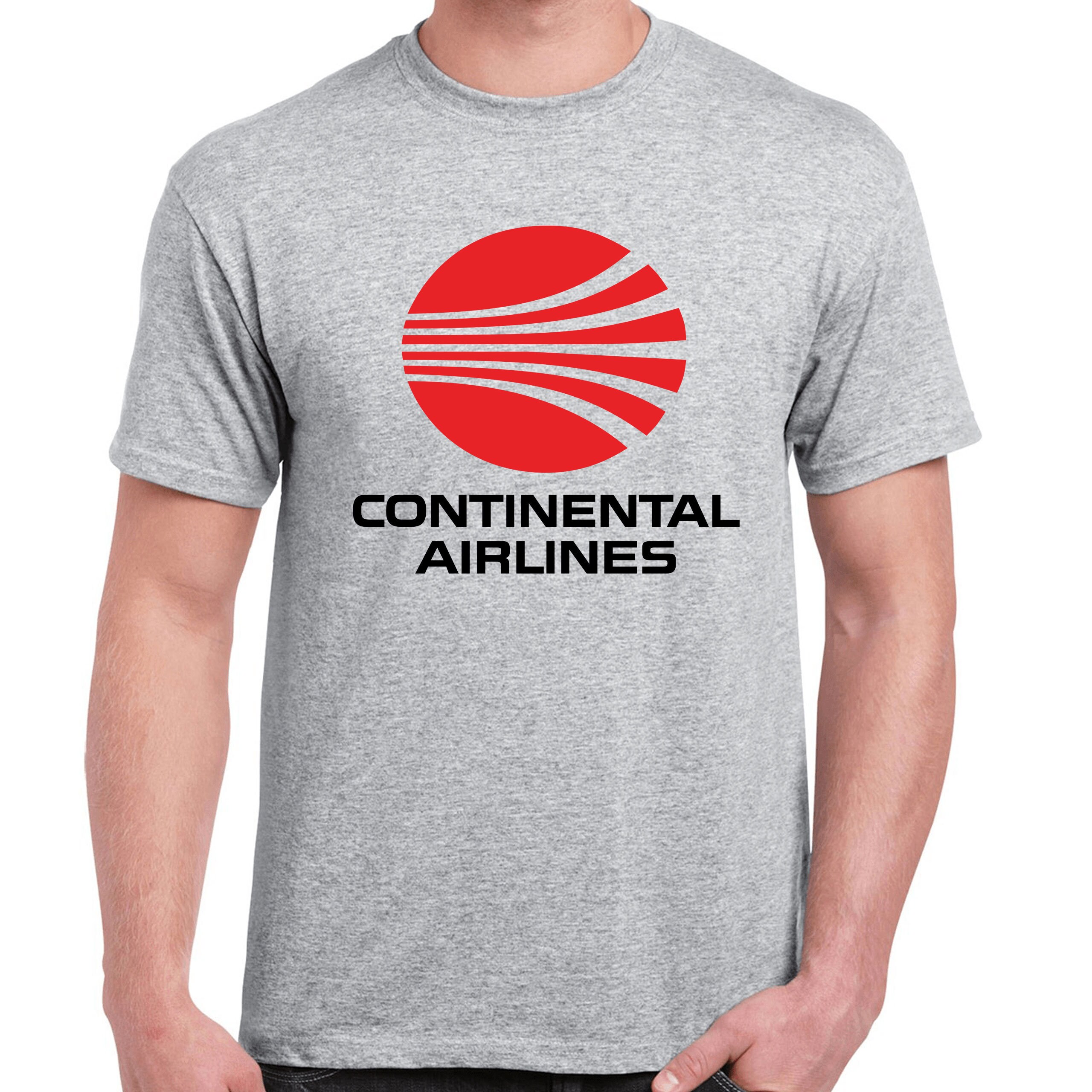 Continental Airlines Retro Logo T-shirt Defunct Airline Logo 100% ...