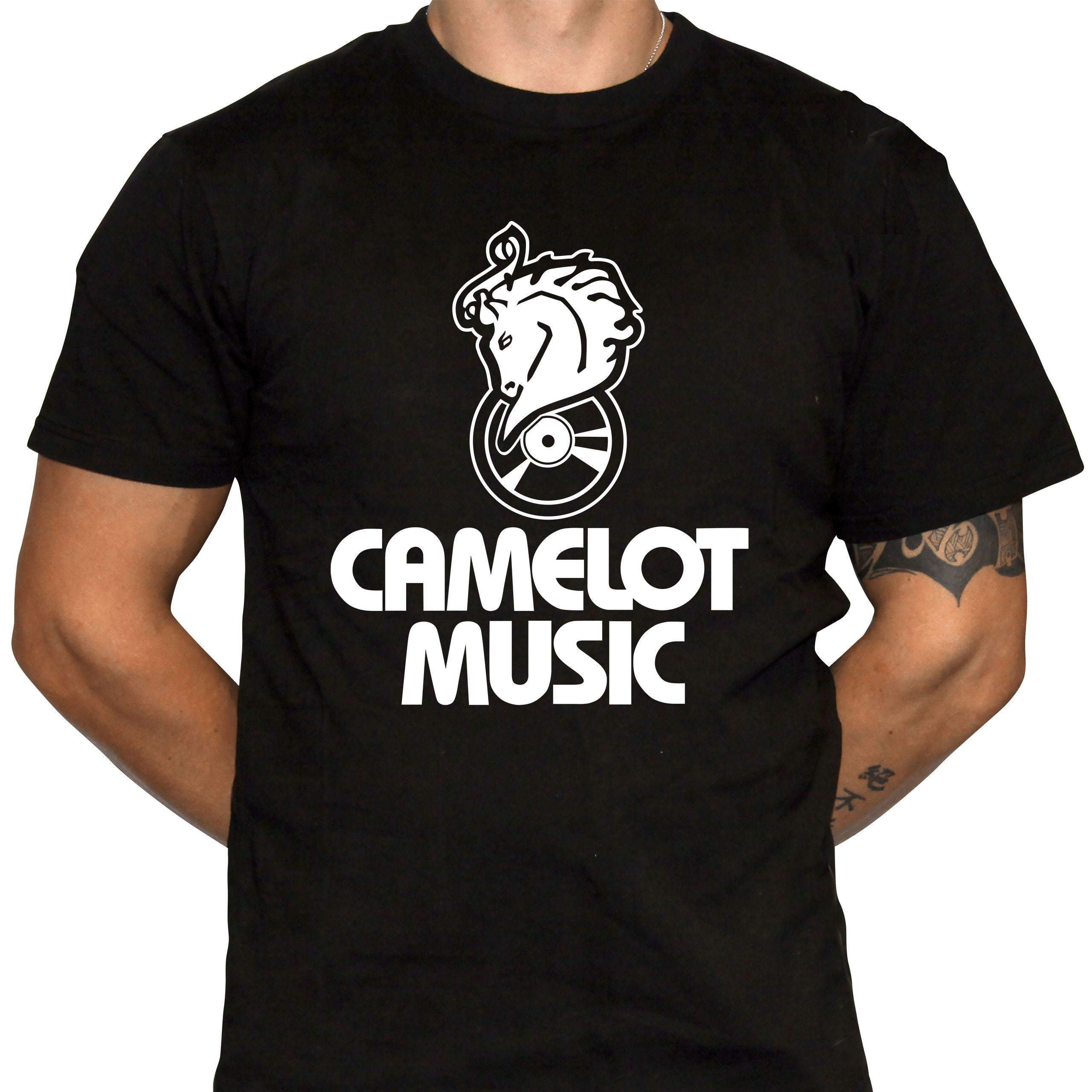 Camelot Music T-shirt Defunct Music 