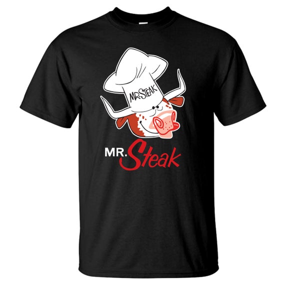 Mr. Steak T shirt Defunct Restaurant Chain 100 Cotton Gildan