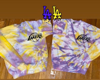 lakers tie dye shirt