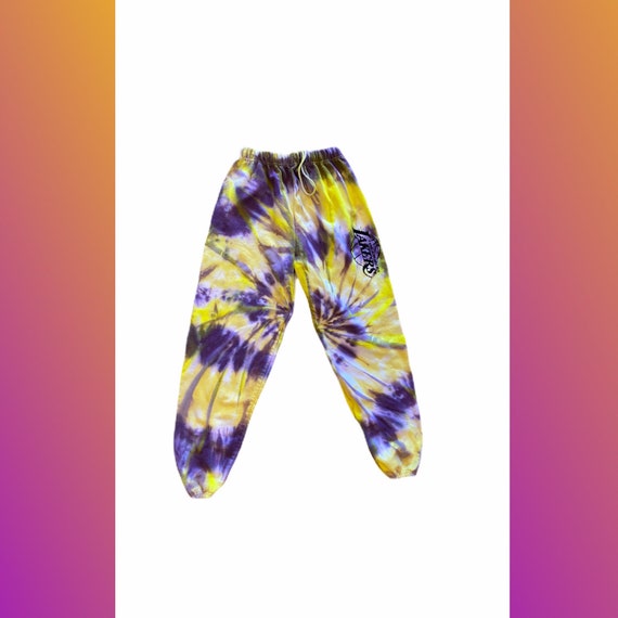 lakers sweatpants purple