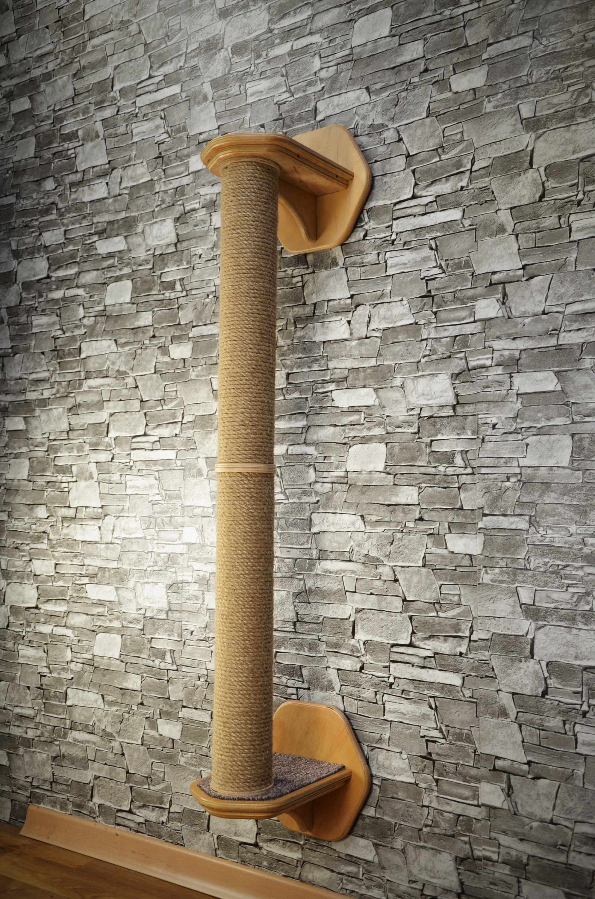 Cat wall furniture. Cat play furniture. Two houses for a cat. Etsy