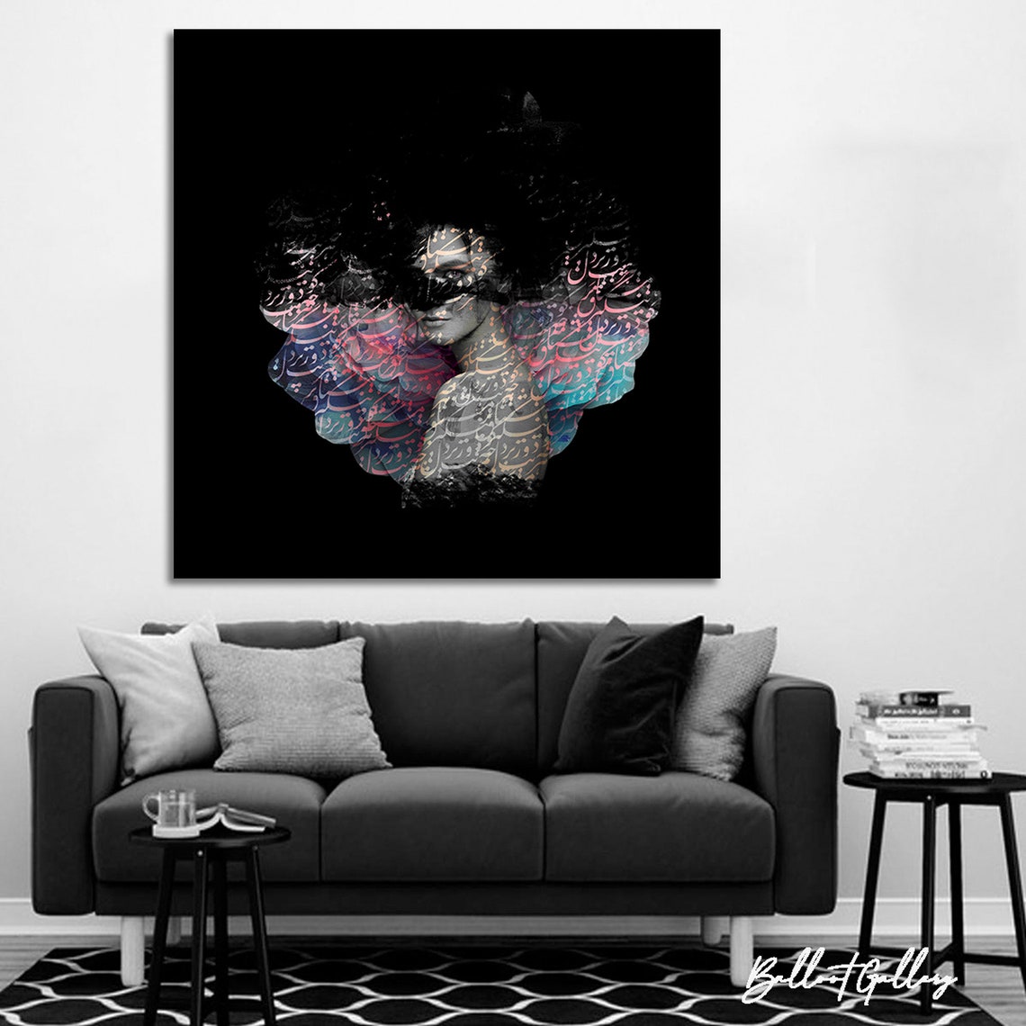 Persian Modern Art Persian Wall Art Canvas Print Persian Gift Iranian