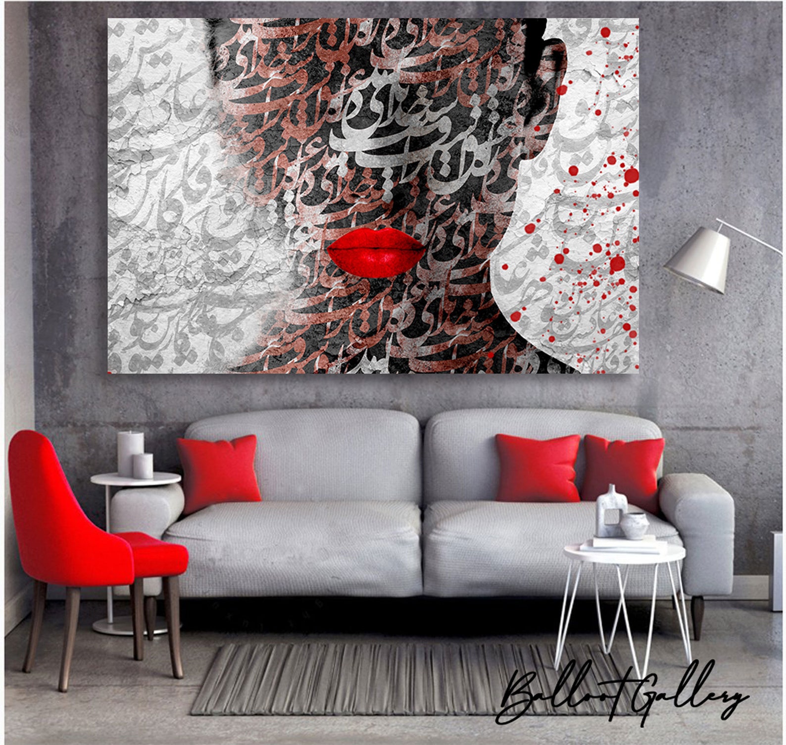 Persian Art Print Persian Modern Art Persian Wall Art Canvas Print