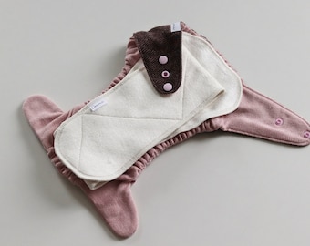 Long insert with expanded back, bamboo insert to diapers for baby