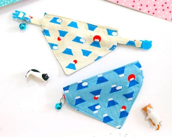 Fuji Bandana Cat Collar, Breakaway Buckle, Kitten or Small Dog