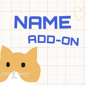 Embroidered Name Add On for Bandana - Personalized  Bandana -.