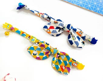 Cat Bow Tie Collar, Breakaway Buckle, Kitten and Small Dog