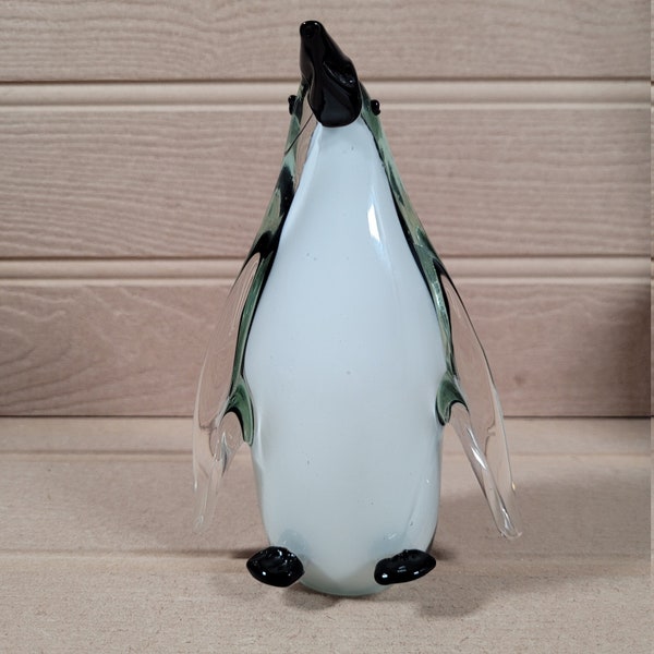 Parlane Glass Penguin by Parlane Vintage 2000s Home decor