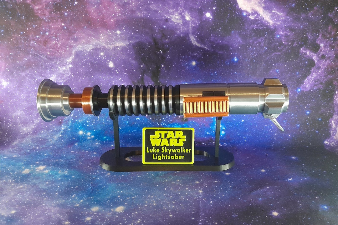 Luke Skywalker Lightsaber Hilt & Stand Colour 3d Printed - Etsy
