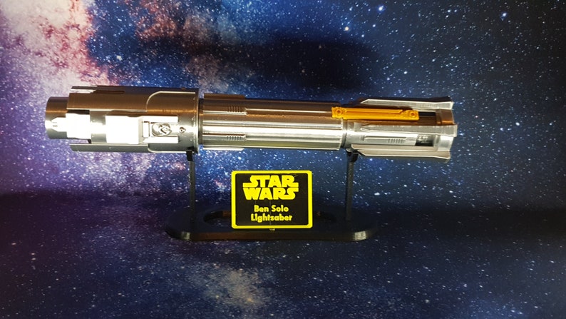 Ben Solo Lightsaber Hilt 3d printed Full Scale Prop Ben Solo Lightsaber Hilt 3d printed Full Scale Prop