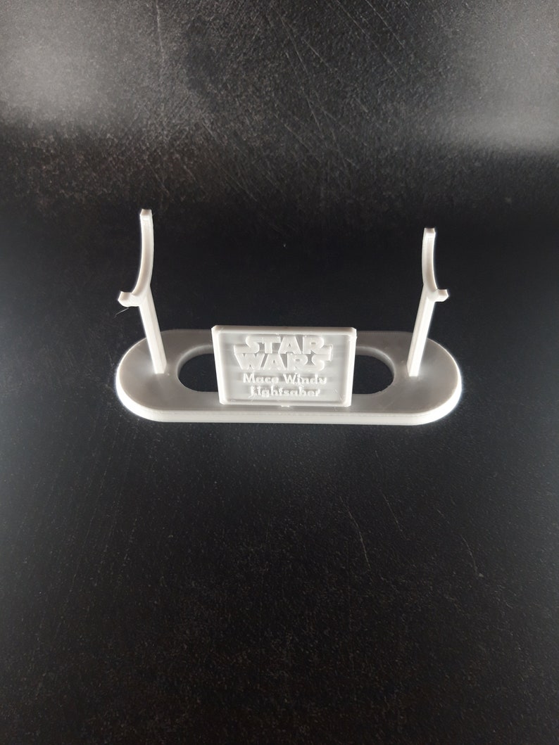 Mace Windu's Lightsaber Hilt & Stand 3d Printed 11 Scale Etsy