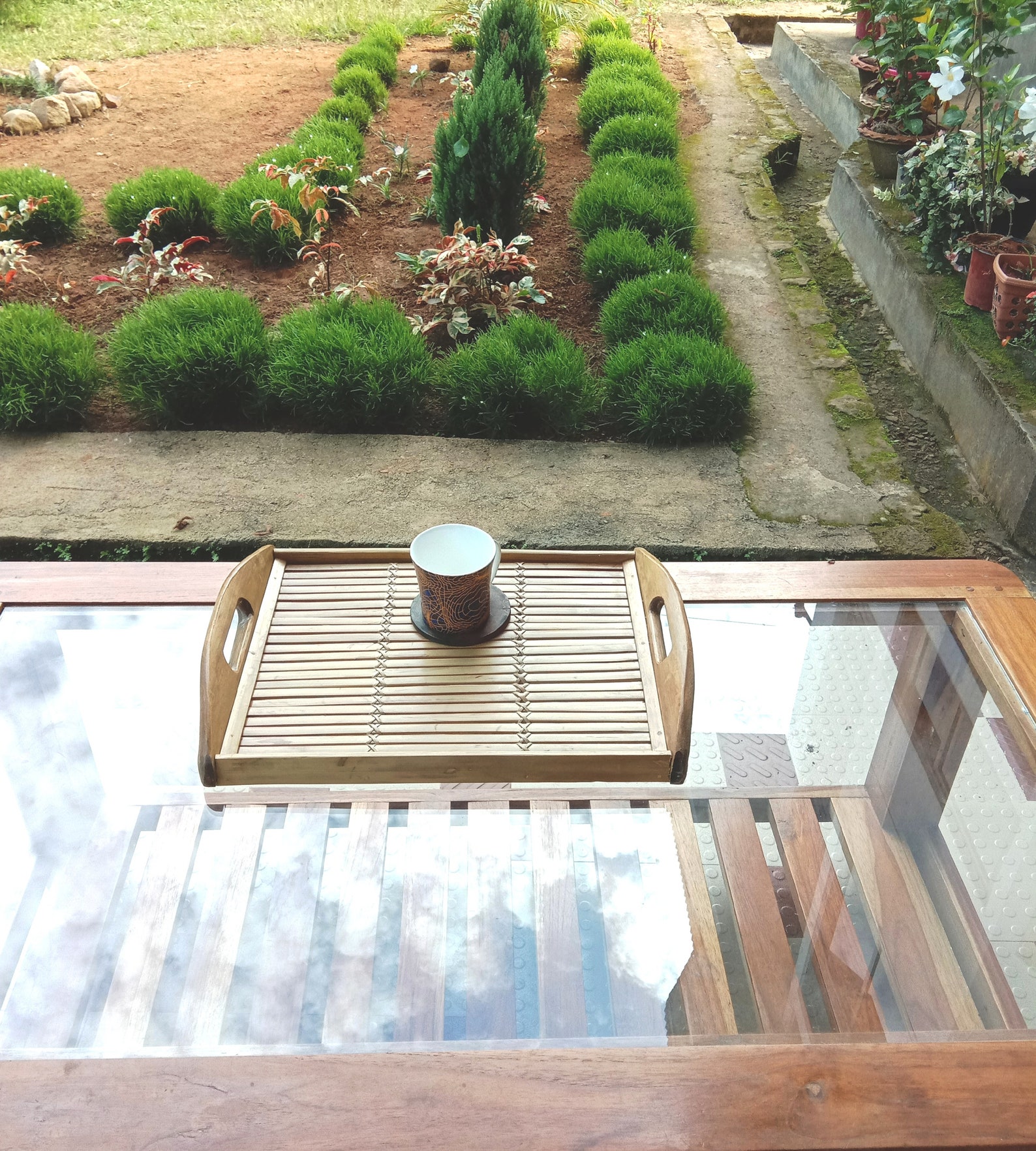 Serving Tray Bamboo Tray Bamboo Wood Tray Handmade Serving Etsy