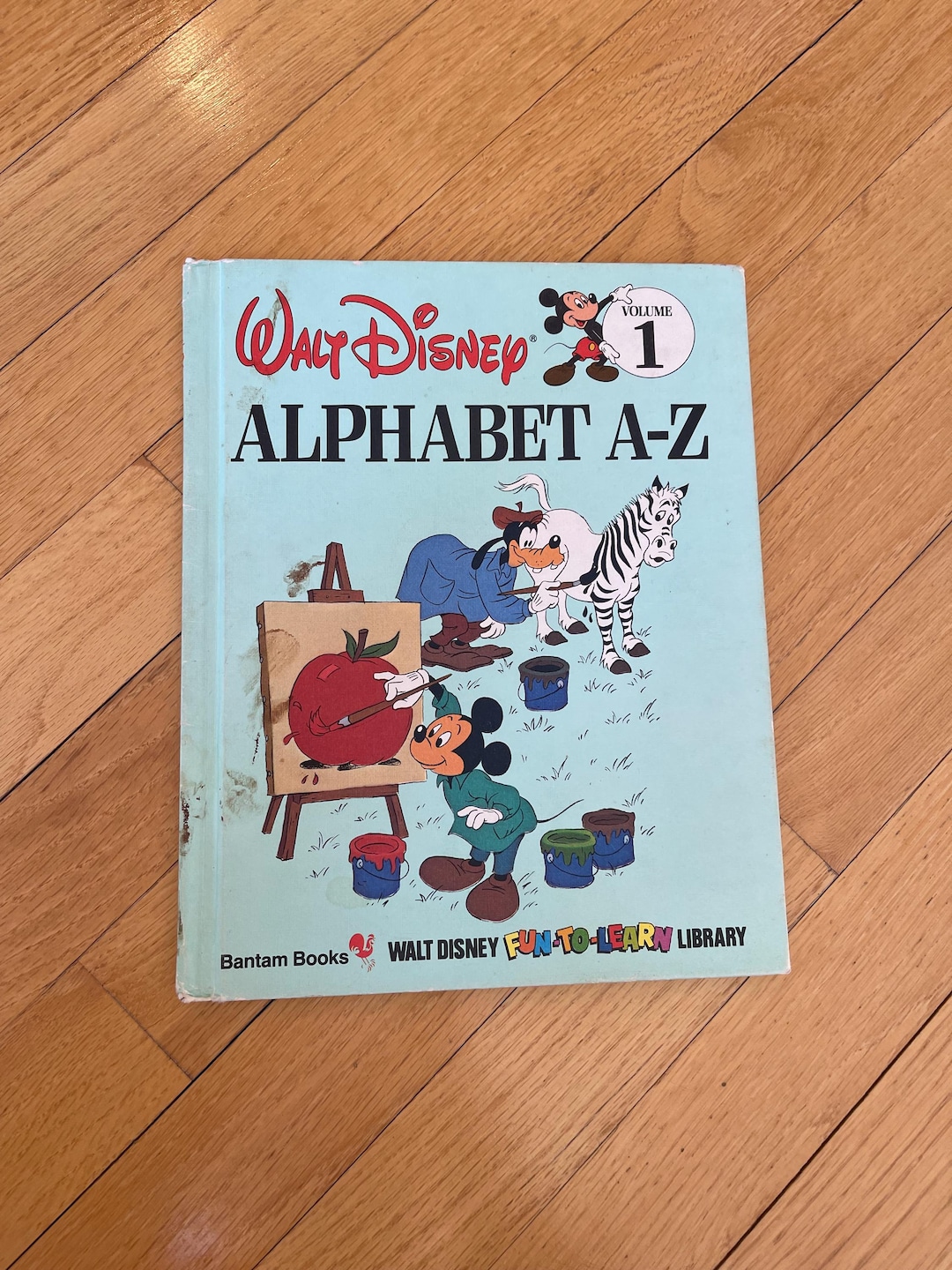 Fun 1984 Vintage Walkt Disney Alphabet A-Z From Bantam Books Fun