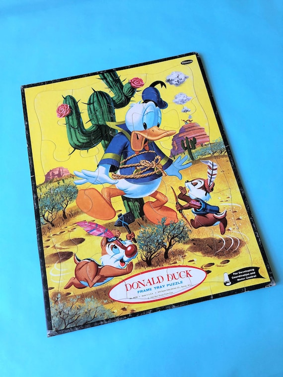 1960 Disney's Donald Duck Frame Tray Puzzle by Whitman Publishing