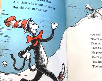 1958 “the Cat in the Hat Comes Back” Dr. Seuss Hard Cover Book - Etsy