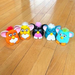 mercibeaucoup 平成レトロメルヘン 耳付きフード フクロウ ポンチョ Old Furby