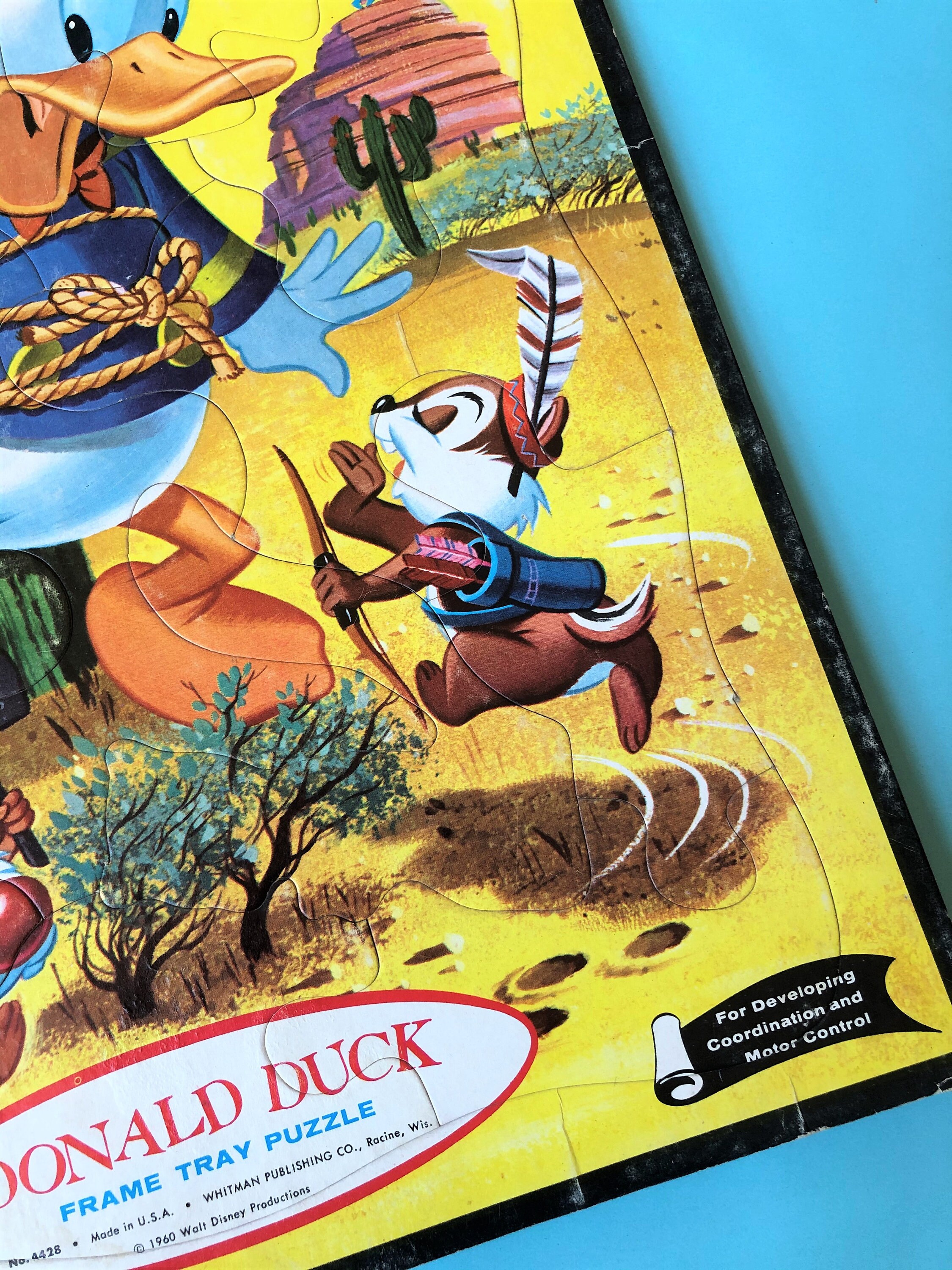 1960 Disney's Donald Duck Frame Tray Puzzle by Whitman Publishing
