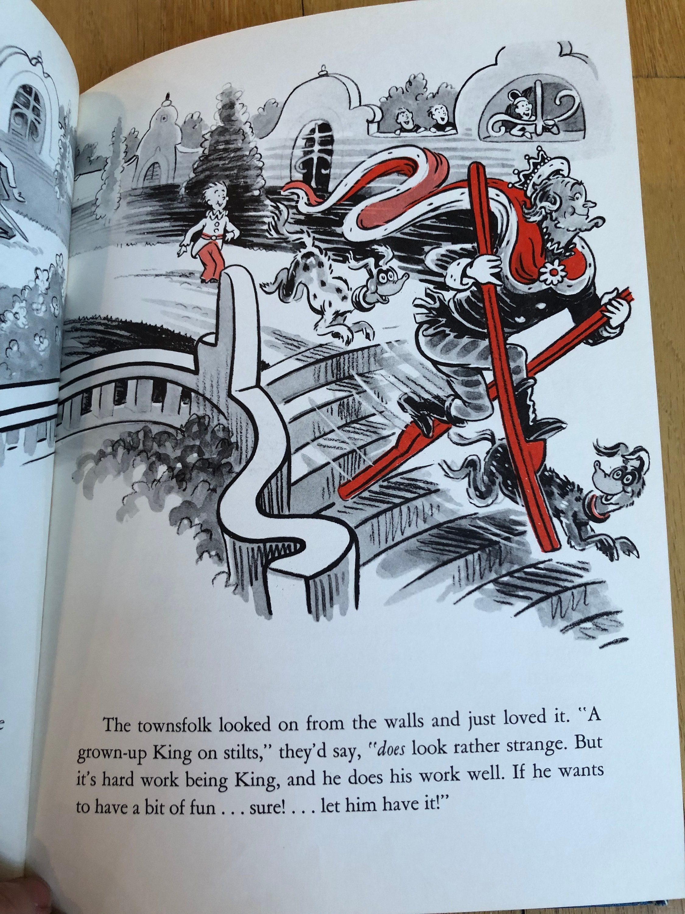RARE 1939 First Edition “the King’s Stilts” Dr. Seuss Large Hard Cover ...