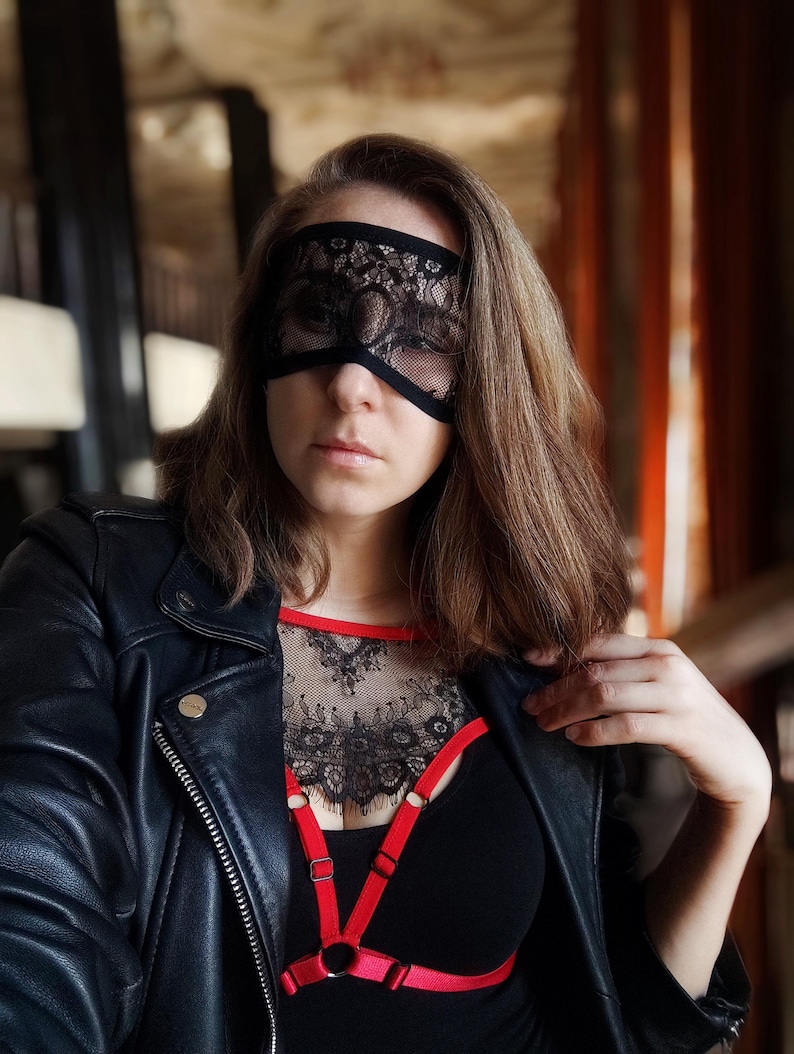 Mask Pole Rave Handmade Mask,lace Mask,rave Mask,pole Dance,balaclava,gothic Mask ...