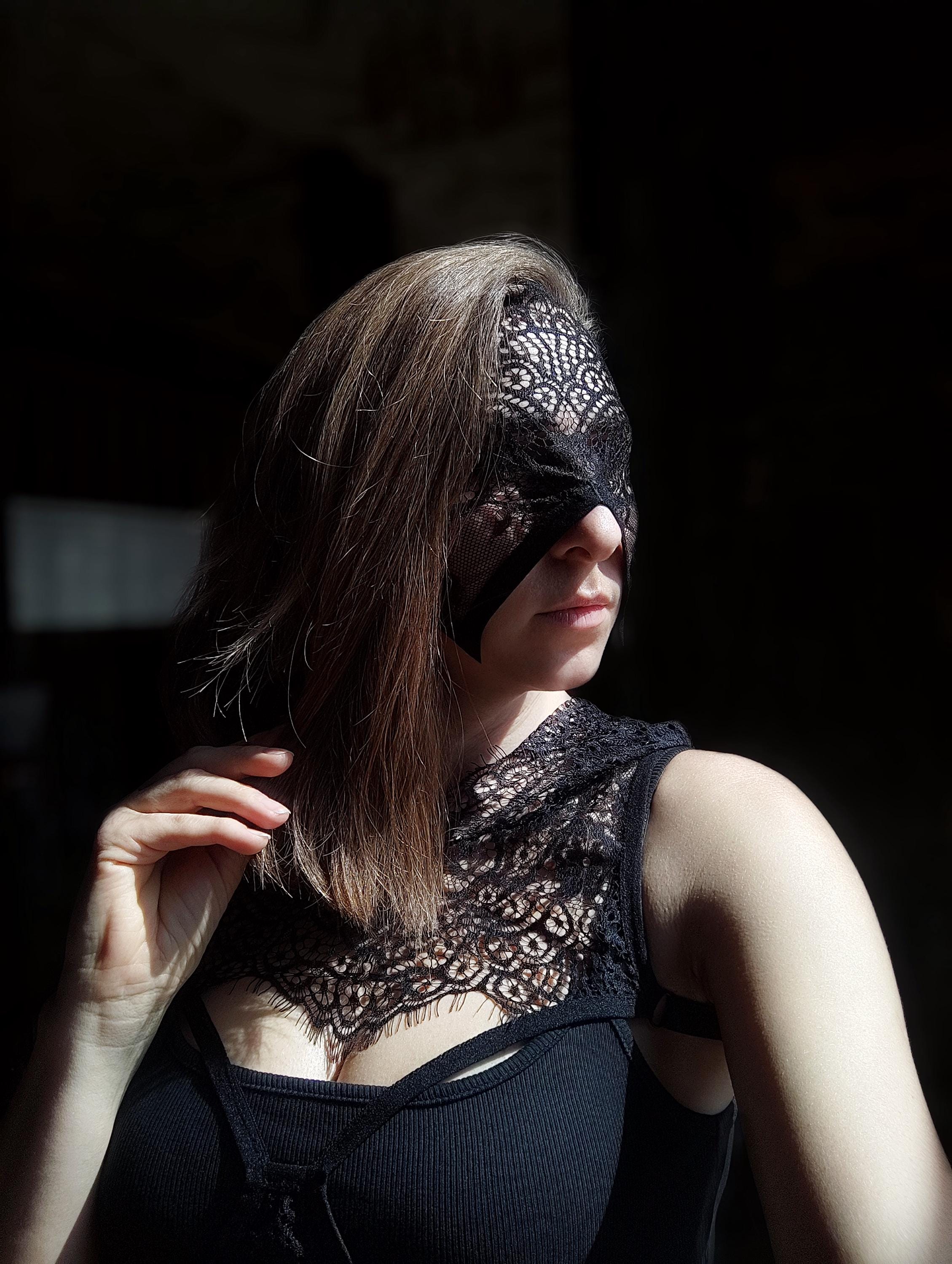 Mask Pole Rave Handmade Mask,lace Mask,rave Mask,pole Dance,balaclava,gothic Mask ...