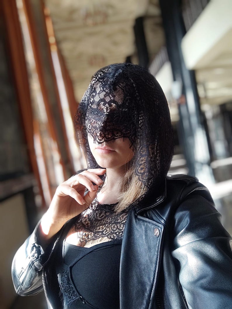 Mask Pole Rave Handmade Mask,lace Mask,rave Mask,pole Dance,balaclava,gothic Mask ...