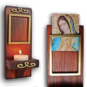 Catholic altar, home altar catholic, christian altar, wall altar, catholic shrine