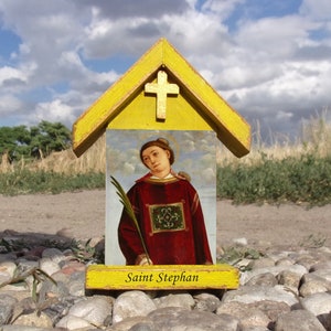St Stephen Print Patron Saint Portrait Saint Stephen First - Etsy
