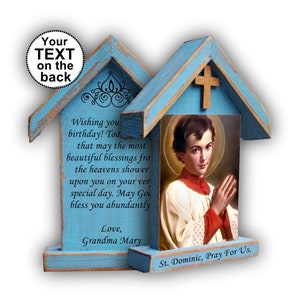 St Dominic Savio, Saint Dominic, first communion gift, catholic gifts for kids, saint icon, christian oratory