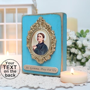 Gemma Galgani, St Gemma Galgani, Saint Gemma Galgani, St Gemma icon, christian art