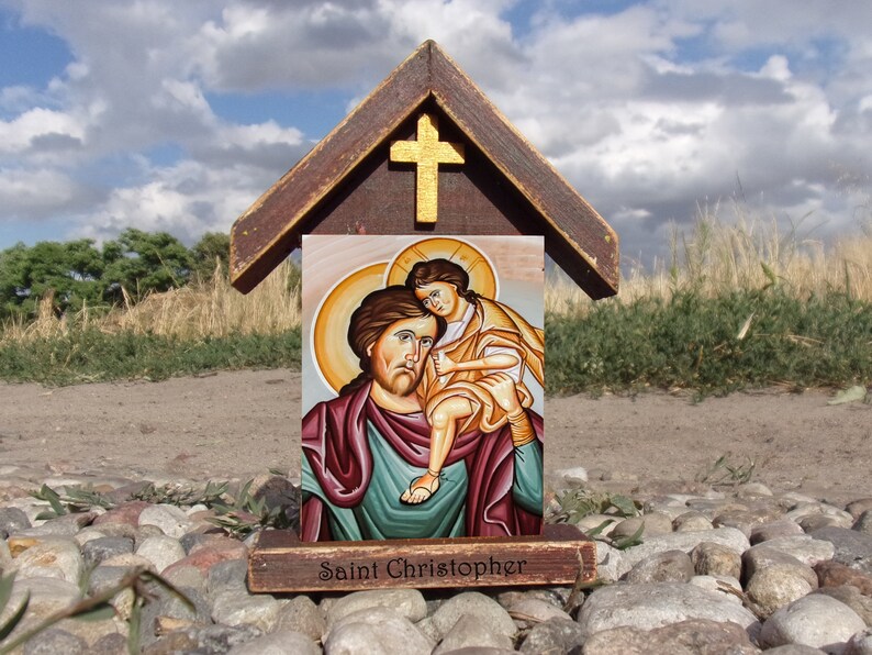 Saint Christopher patron of drivers gift for the driver Etsy