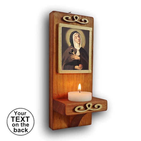 St. Veronica Giuliani, Saint Veronica personalized gift, icon of st Veronica, first communion gift