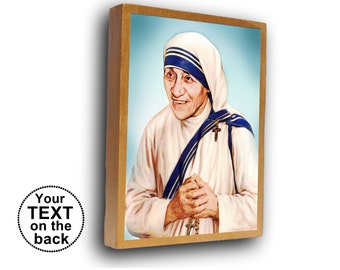 Santa Teresa de Calcuta, Madre Teresa, Icono de Santa Teresa, Arte de santos, Regalo de confirmación, Regalo de comunión