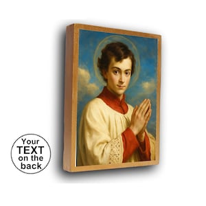 Saint Dominique Savio, Saint Dominique Savio, saint catholique, cadeau de Dominique Savio, décoration chrétienne