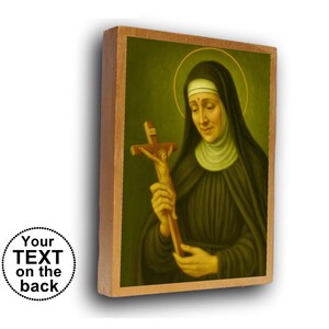 St. Rita uit Cascia, icoon heilige Rita, patroonheilige van moeilijke zaken, heilig icoon, patroonheilige, patroonheilige van huwelijken