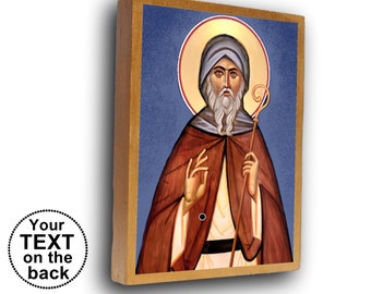 St Declan icon, Declan of Ardmore, Saint Declan printable, St Declan altar, patron saint gift,