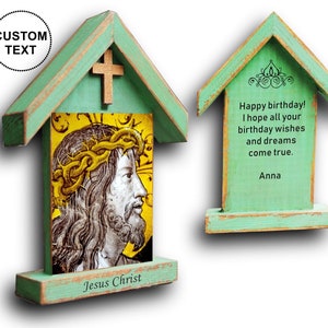 Jesus Christ icon, catholic gift, Shrine Jesus Christ, devotional art, crucifixion of Jesus Christ, Jesus art,