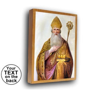 St. Nikolaus Ikone, St. Nikolaus Druck, religiöses Dekor, Ikone des St. Nikolaus, Schutzpatron der Kinder,