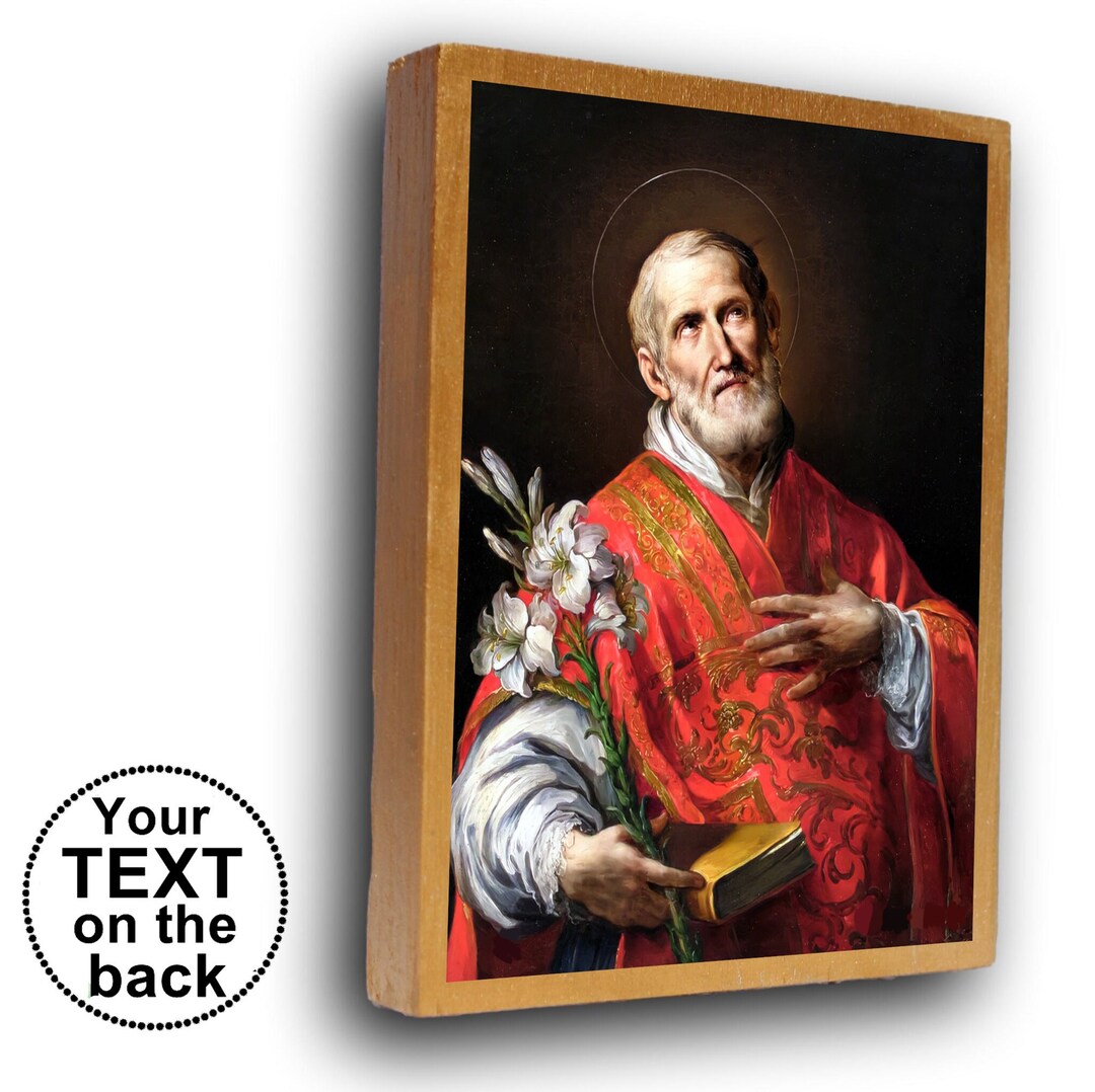 Saint Philip Neri, St Philip Neri Icon on Wood, Third Apostle of Rome Etsy