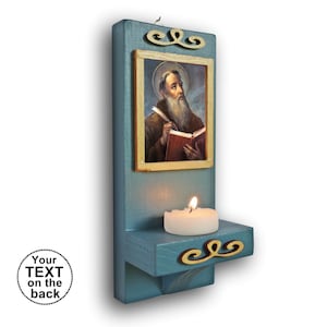 Schutzpatron, Laurentius von Brindisi, Holzaltar, Andachtsgeschenk, katholischer Glaube, Religiöses Geschenk