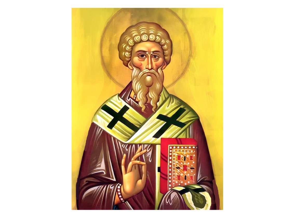 Saint Blaise Patron of Throat Problems St. Blaise Personal Etsy