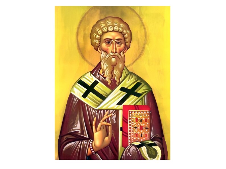 Saint Blaise Patron of Throat Problems St. Blaise Personal Etsy