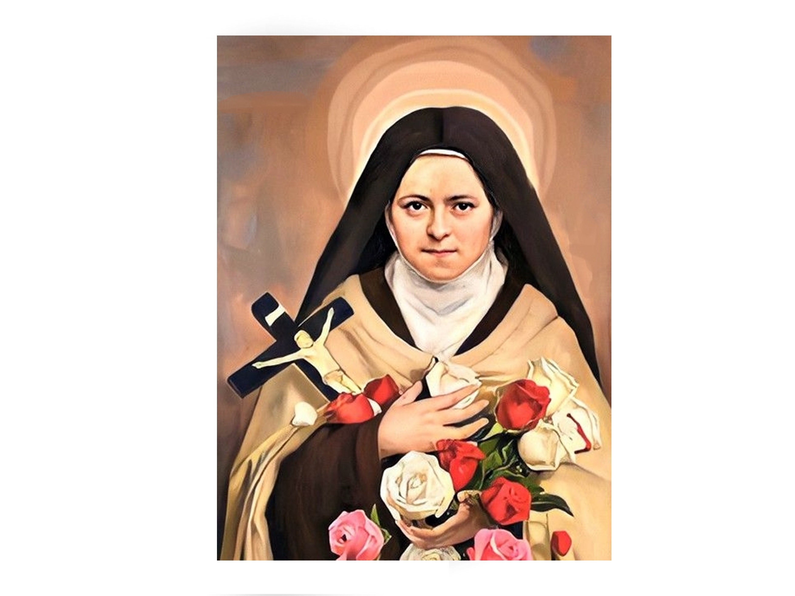 Saint Therese of Lisieux, Catholic Art Print, the Little Flower, St ...