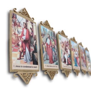 Set kruiswegstaties, 14 kruiswegstaties, afdrukbare kruiswegstaties, kruisweg