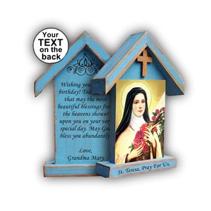 Saint Therese of Lisieux, religious craft, st Therese, saint art print, catholic icon, christian art print,