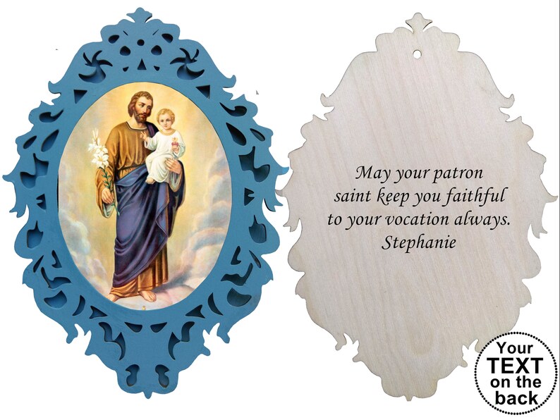 Saint Joseph Painting St Joseph Icon Christian Gift for Etsy UK